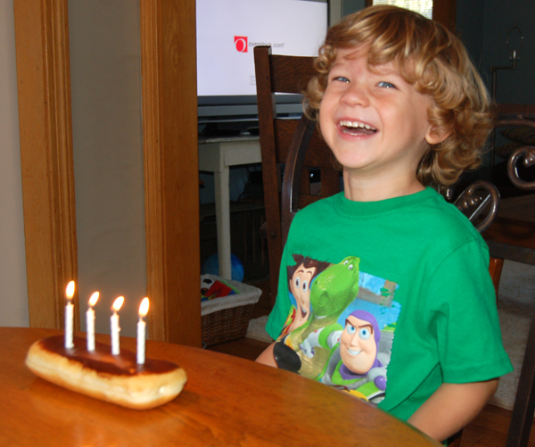 Davis' fourth birthday by Bruce Stambaugh