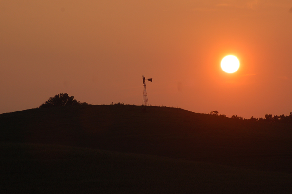 Golden sunset by Bruce Stambaugh