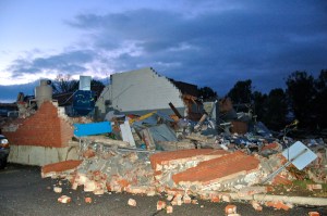 damaged OARDC building by Bruce Stambaugh
