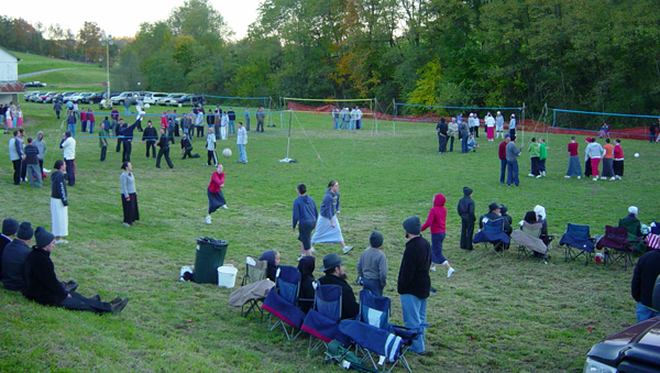 Volleyball tournament at Charm Days. (Photo posted by Bruce Stambaugh)