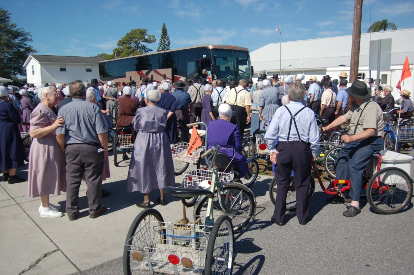 Snowbirds arrive in Pinecraft, FL by Bruce Stambaugh