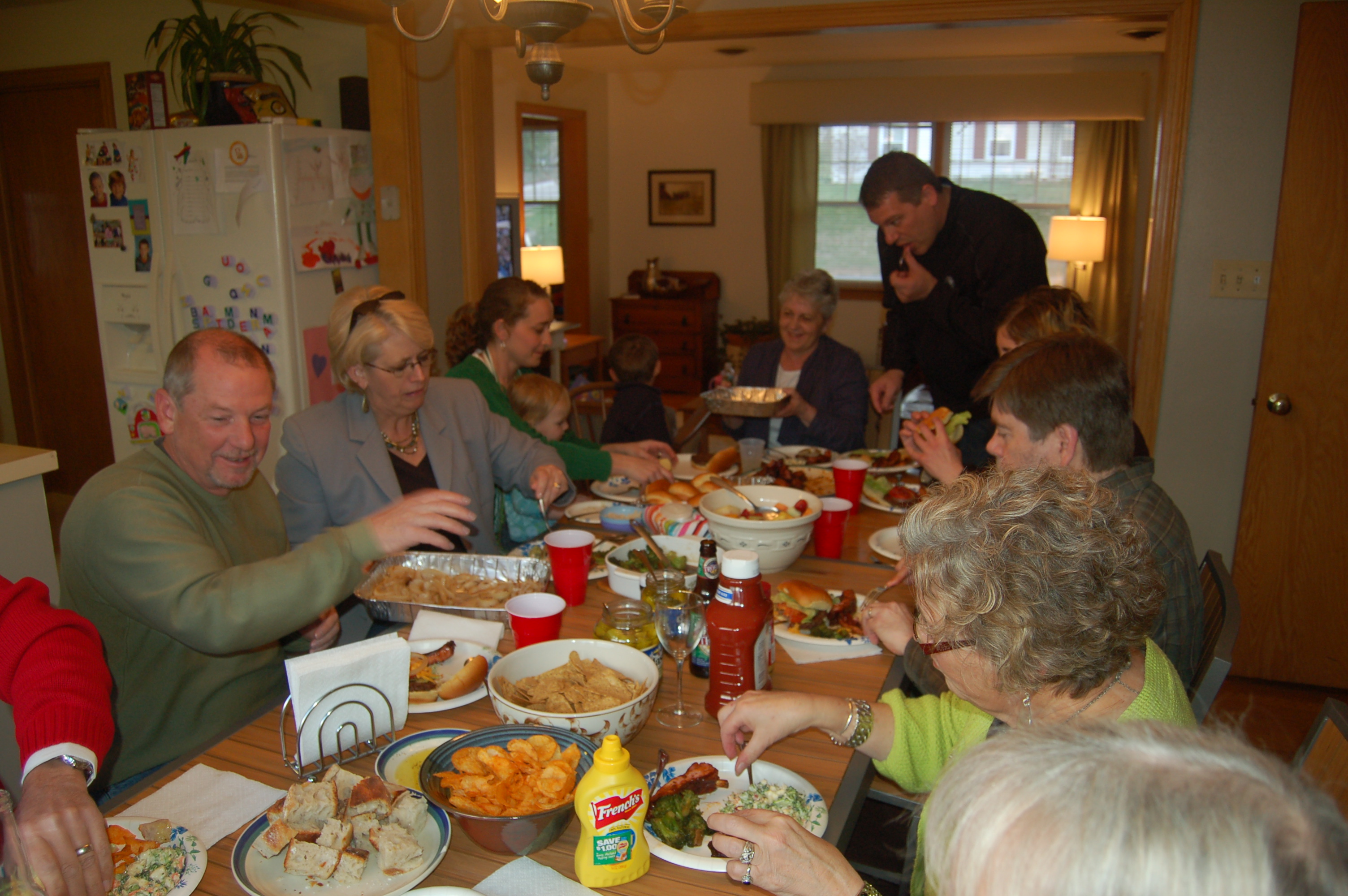 Good food, fun and fellowship helped everyone connect at the surprise party.