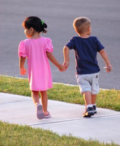 Holding hands by Bruce Stambaugh