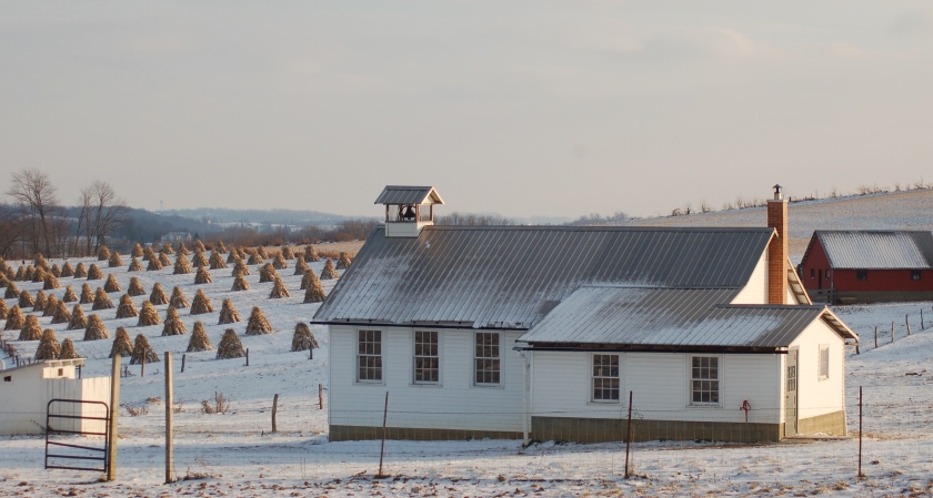 Amish school by Bruce Stambaugh