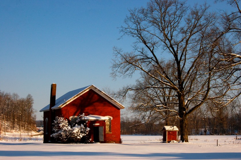 Patriotic snow by Bruce Stambaugh