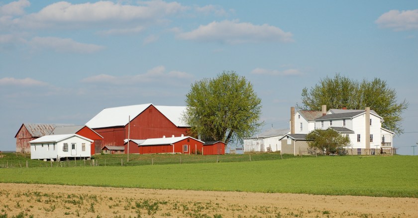 Amish farm by Bruce Stambaugh
