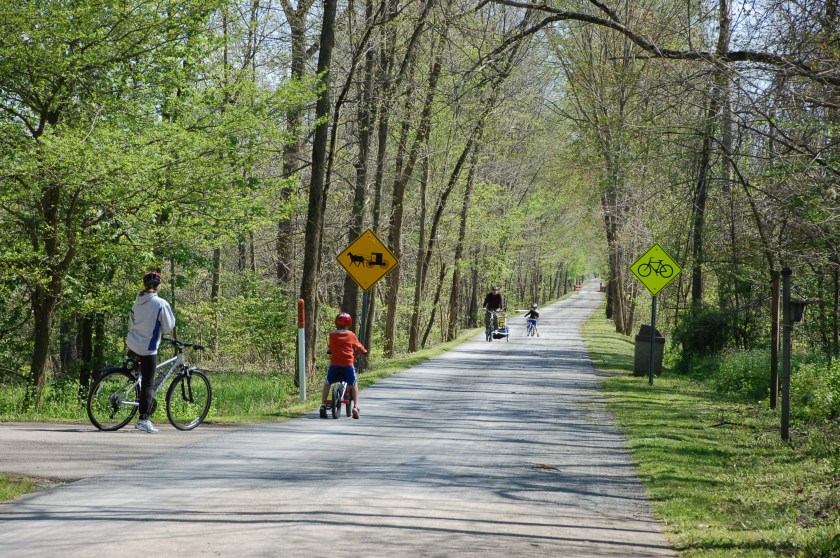 Biking by Bruce Stambaugh