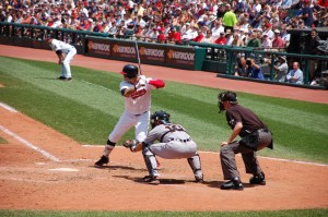 Choo at bat by Bruce Stambaugh