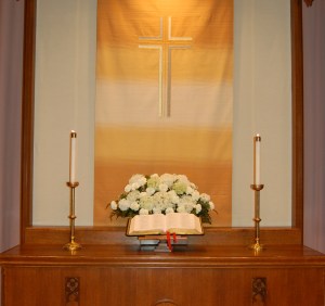 Funeral flowers by Bruce Stambaugh