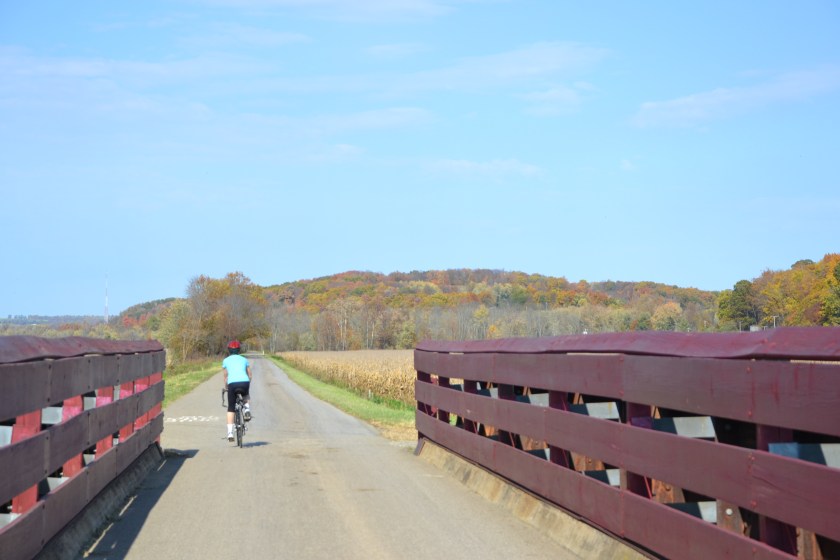 Bridge on Holmes County Trail by Bruce Stambaugh