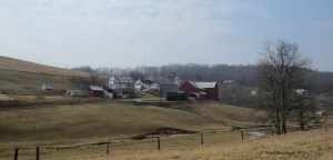 Amish farm, early spring