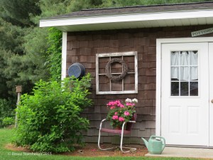 Potting shed, landscape decorations