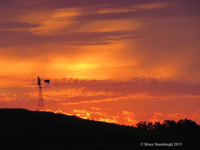 sunset, Ohio's Amish country