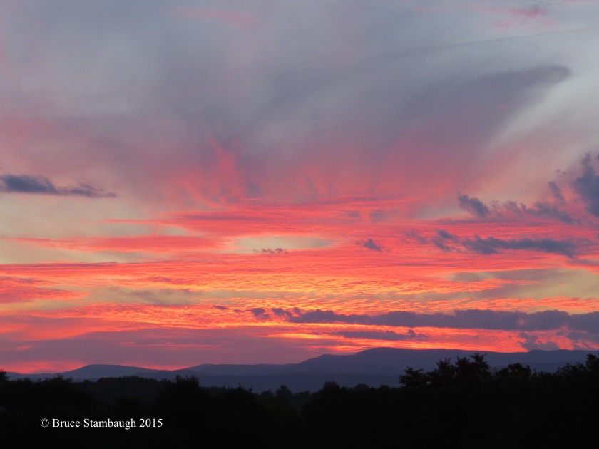 Allegheny sunset, Shenandoah sunset