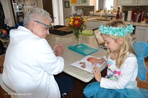 granddaughter, homework