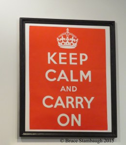 keep calm sign