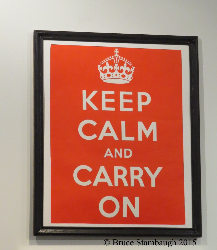 keep calm sign