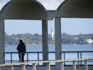 lighthouse, smartphone