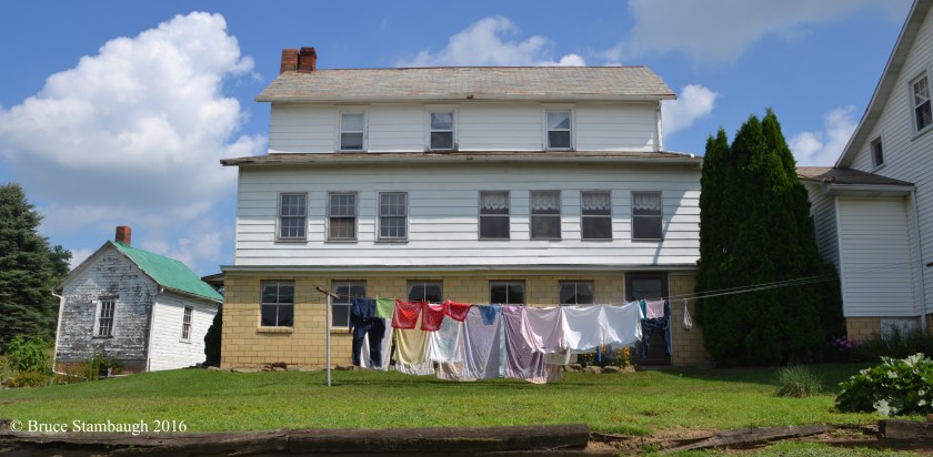 Amish laundry line