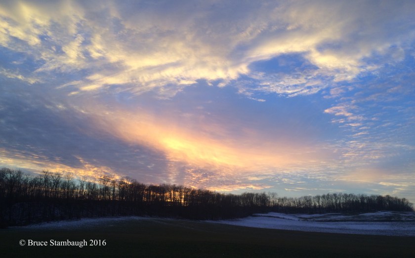 Mystical sunset on a mystical year.