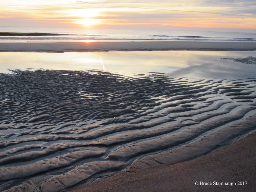 low tide, sunrise, dawn, Fernandina Beach FL