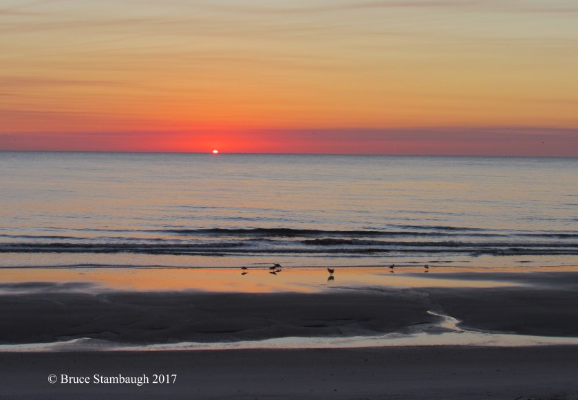 dawn, low tide, Atlantic Ocean
