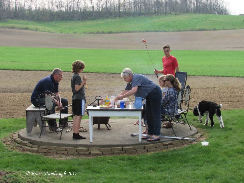 family fun, roasting hotdogs, roasting marshmellos