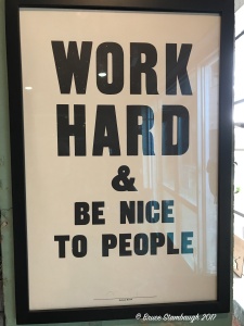 be nice to people