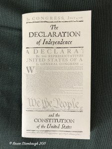 Declaration of Independence, U.S. Constitution