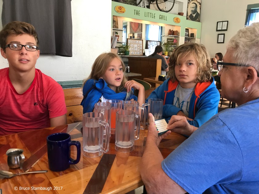 grandkids, breakfast