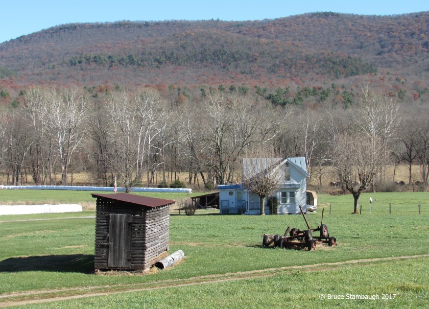 WV farm, cornshed