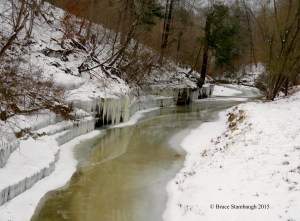 Charm OH, Ohio in winter, ice cycles 
