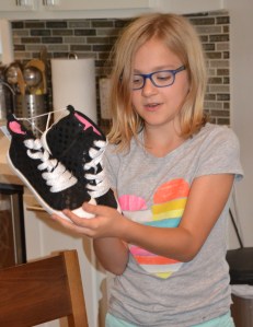 Granddaughter's new shoes